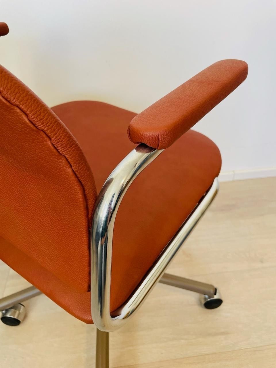 Vintage Burgundy Office Chair By Kovona K 107 From Czechoslovakia 1970’s photo Furniture