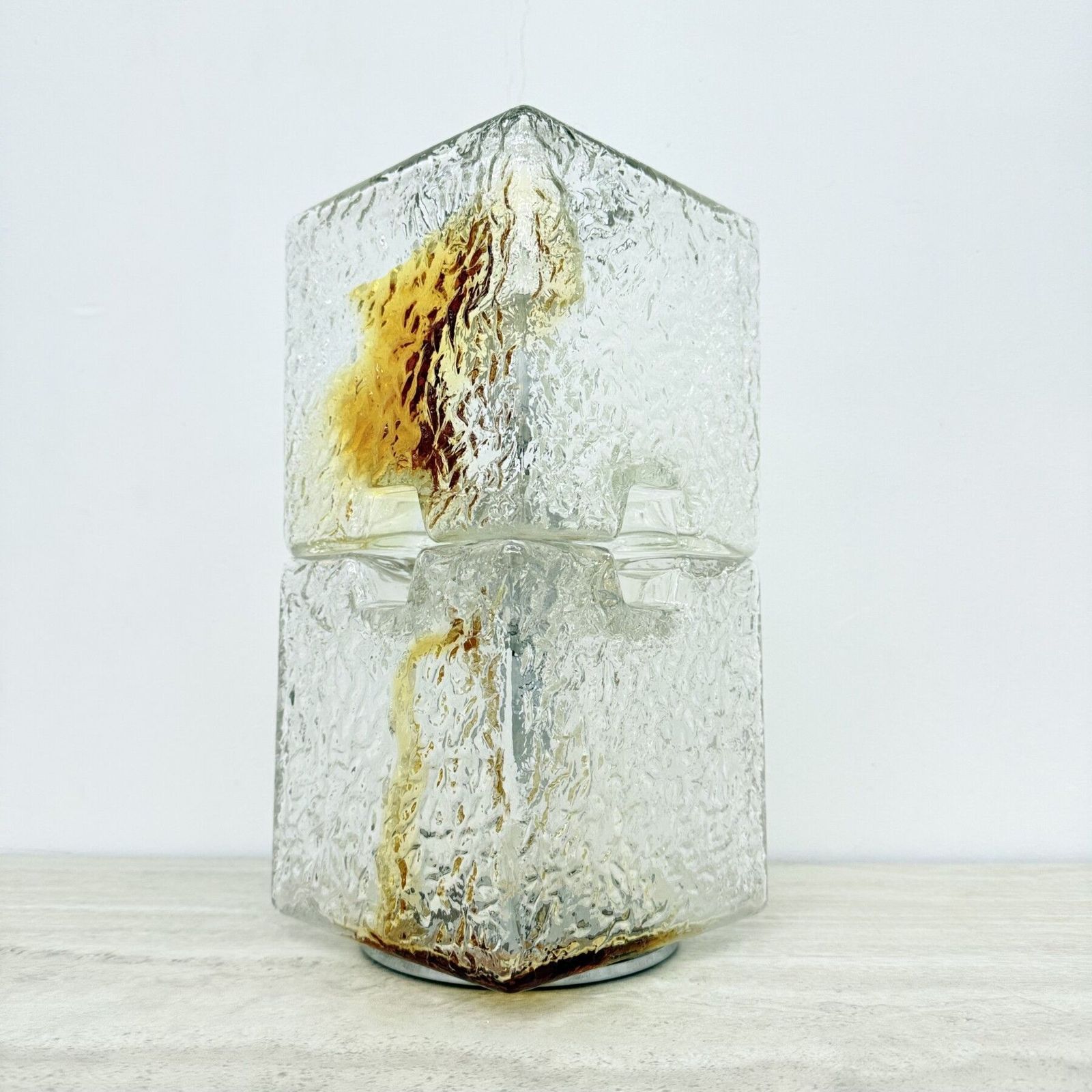 Murano Glass Table Lamp By Toni Zuccheri For Mazzega, 1970s