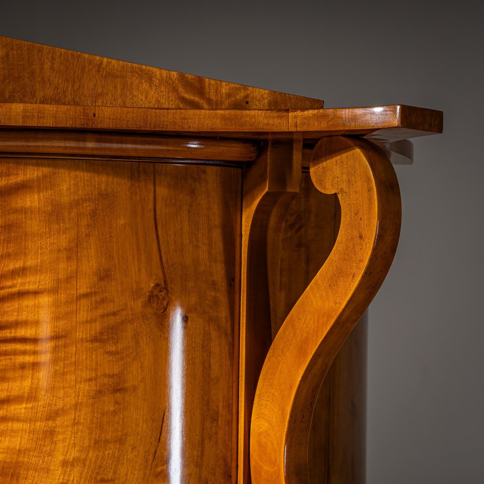 photo furniture Biedermeier Secretary Desk In Birch, Germany, Circa 1830