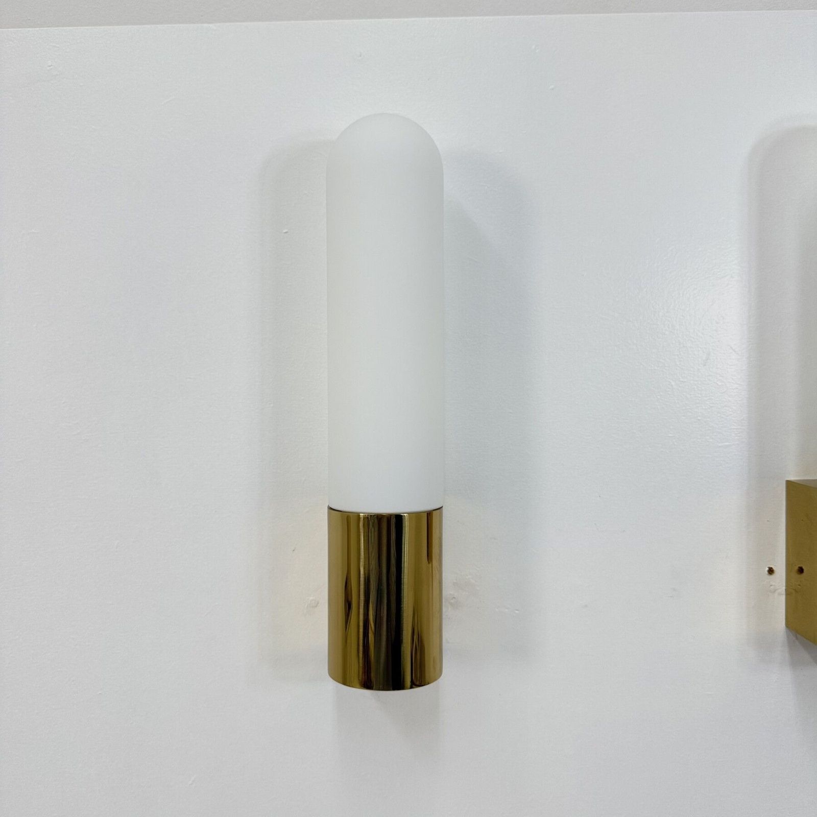 Verlichting Set Van 2 Limburg Glashütte Wandlampen, Jaren 1970 photo