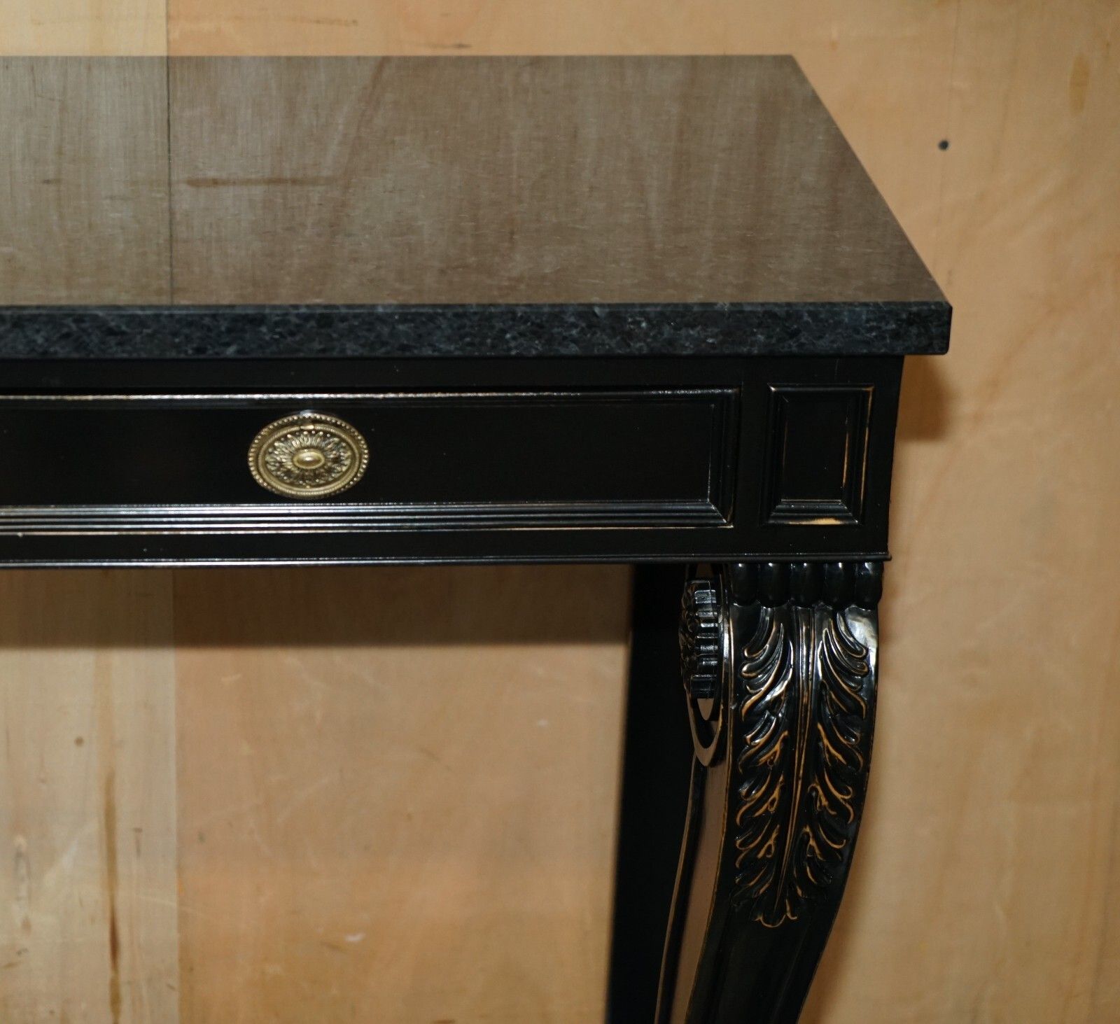 Pair Of £34,000 Ralph Lauren Clivedon Mahogany Macassar & Marble Console Tables photo buy
