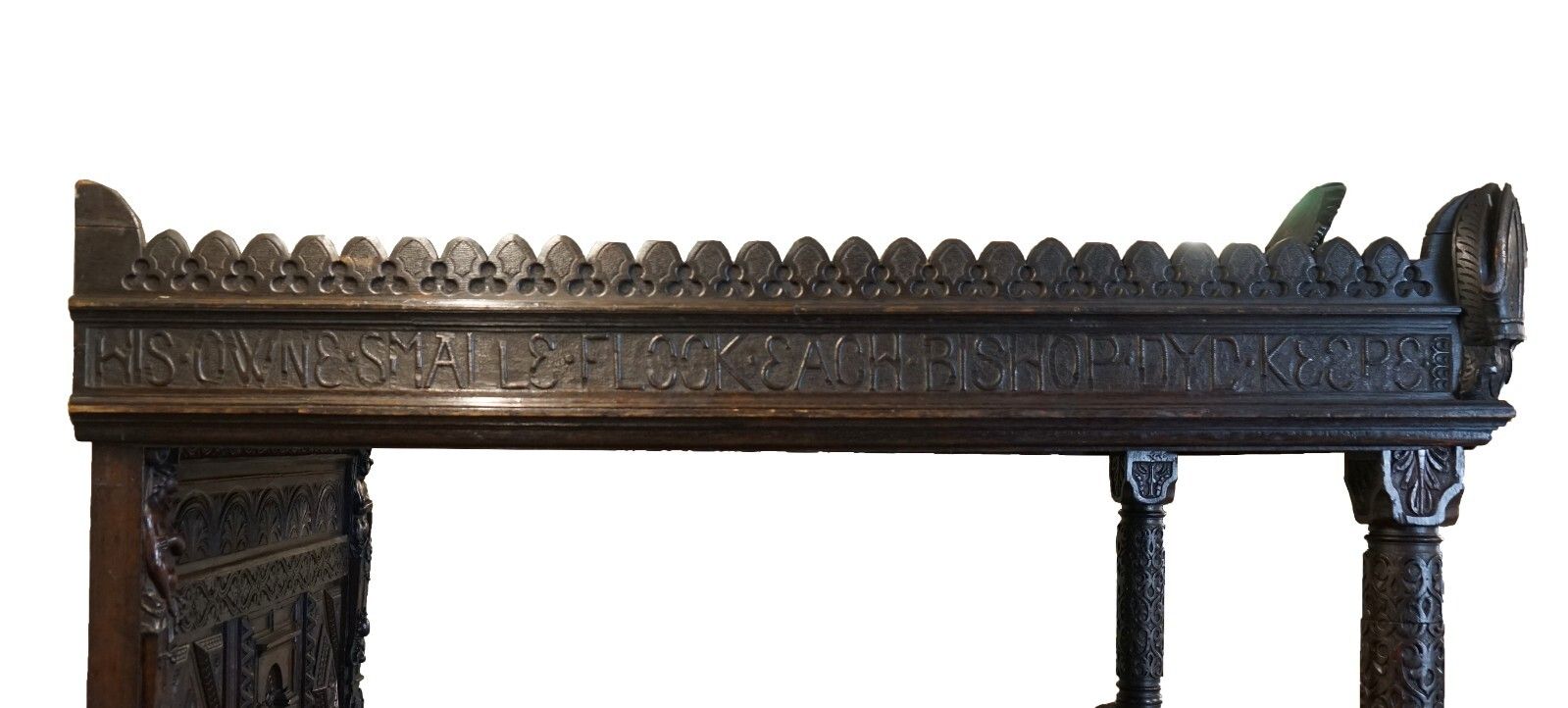 photo for sale Important Bishop James Stanley 1508 King Henry VII English Oak Tudor Tester Bed