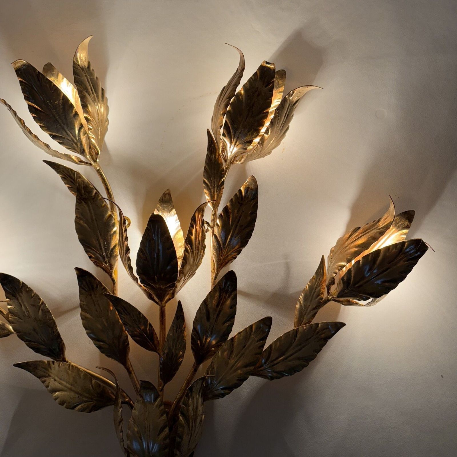 Vintage Hollywood Regency Wandlamp Van Hans Kögl, Ca. Jaren 1960 photo for sale
