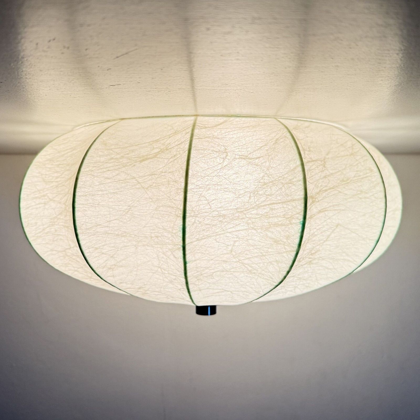 Cocoon Flush Mount Van Goldkant Leuchten, Jaren 1960 photo 2735.0