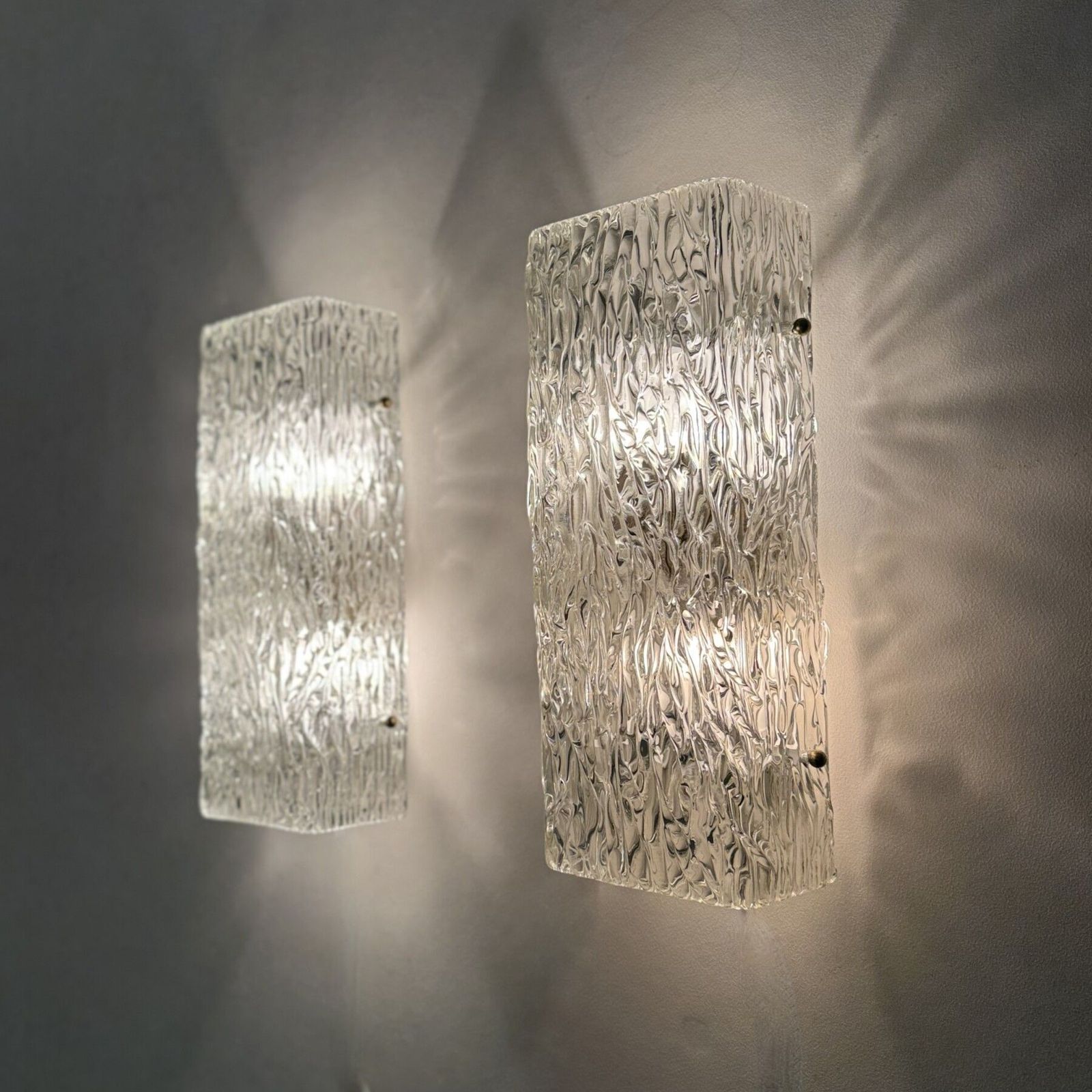 Pair Of Austrian Large Midcentury Murano “Florian” Wall Sconce By Kalmar Franken, 1970s photo furniture
