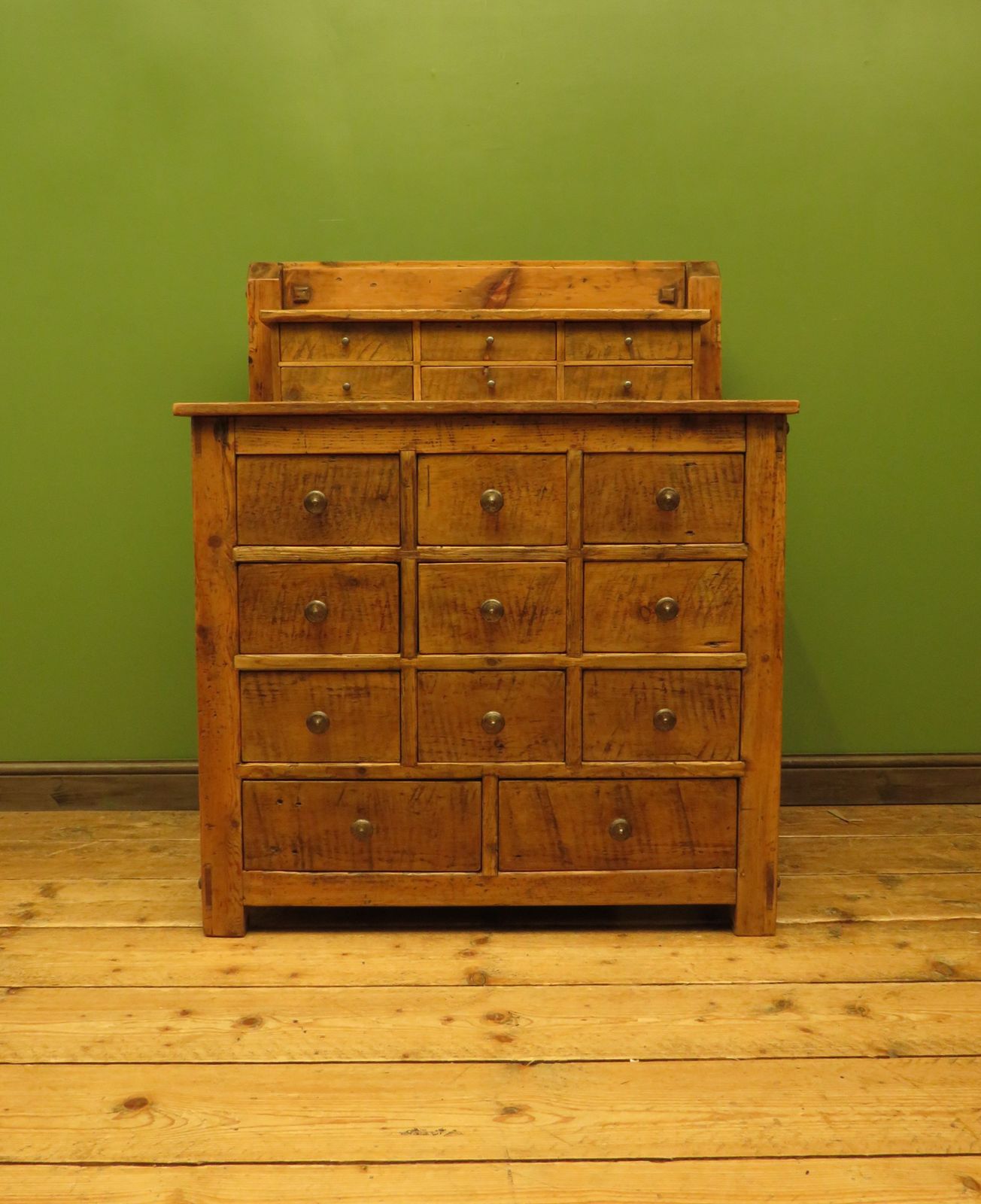 Large Handmade Pine Bank Of Drawers photo Furniture