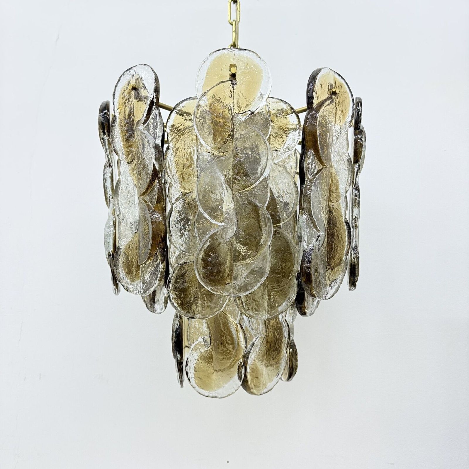 photo vinterior Grote Citrus Plafondlamp Van J.T. Kalmar, Jaren 1970