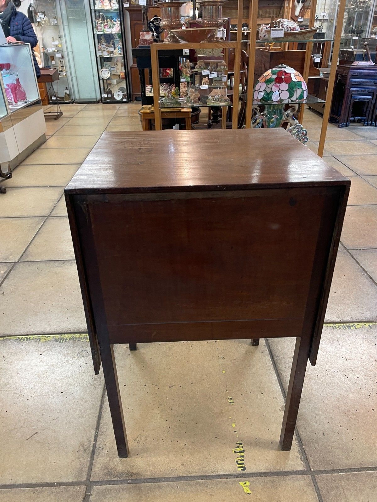 Georgian Original Antique Mahogany Washstand With Cupboard & Hinged Top photo 145.0