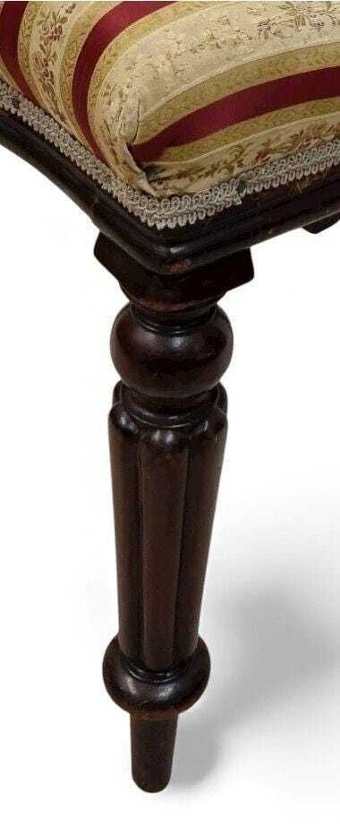Antique Victorian Mahogany Balloon Back Chair / C.1880 / Free Delivery photo Furniture