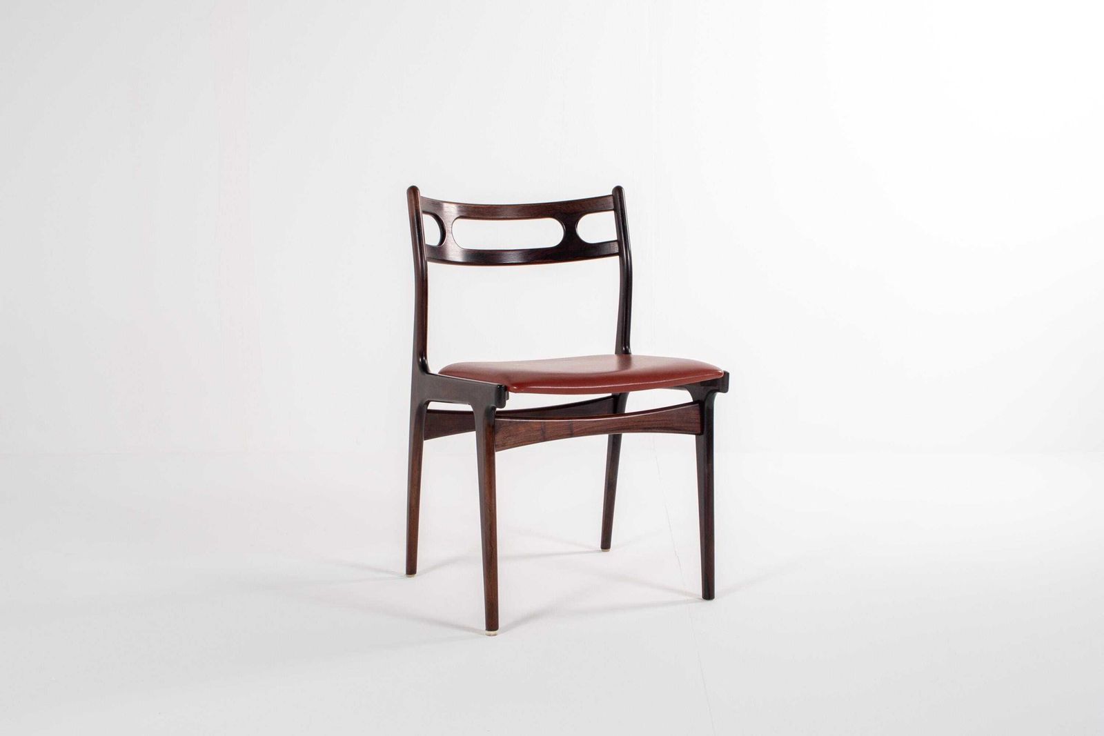 Set Of 4 Johannes Andersen Dining Chairs, Model 138, Rosewood, Denmark, 1960s photo 2115.0