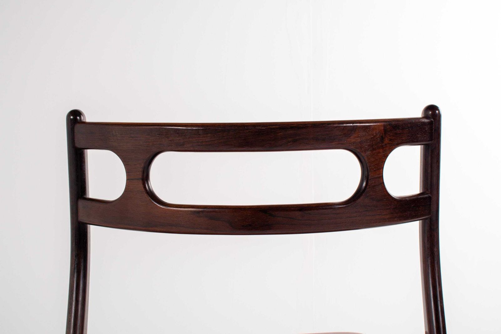 Furniture Set Of 4 Johannes Andersen Dining Chairs, Model 138, Rosewood, Denmark, 1960s photo