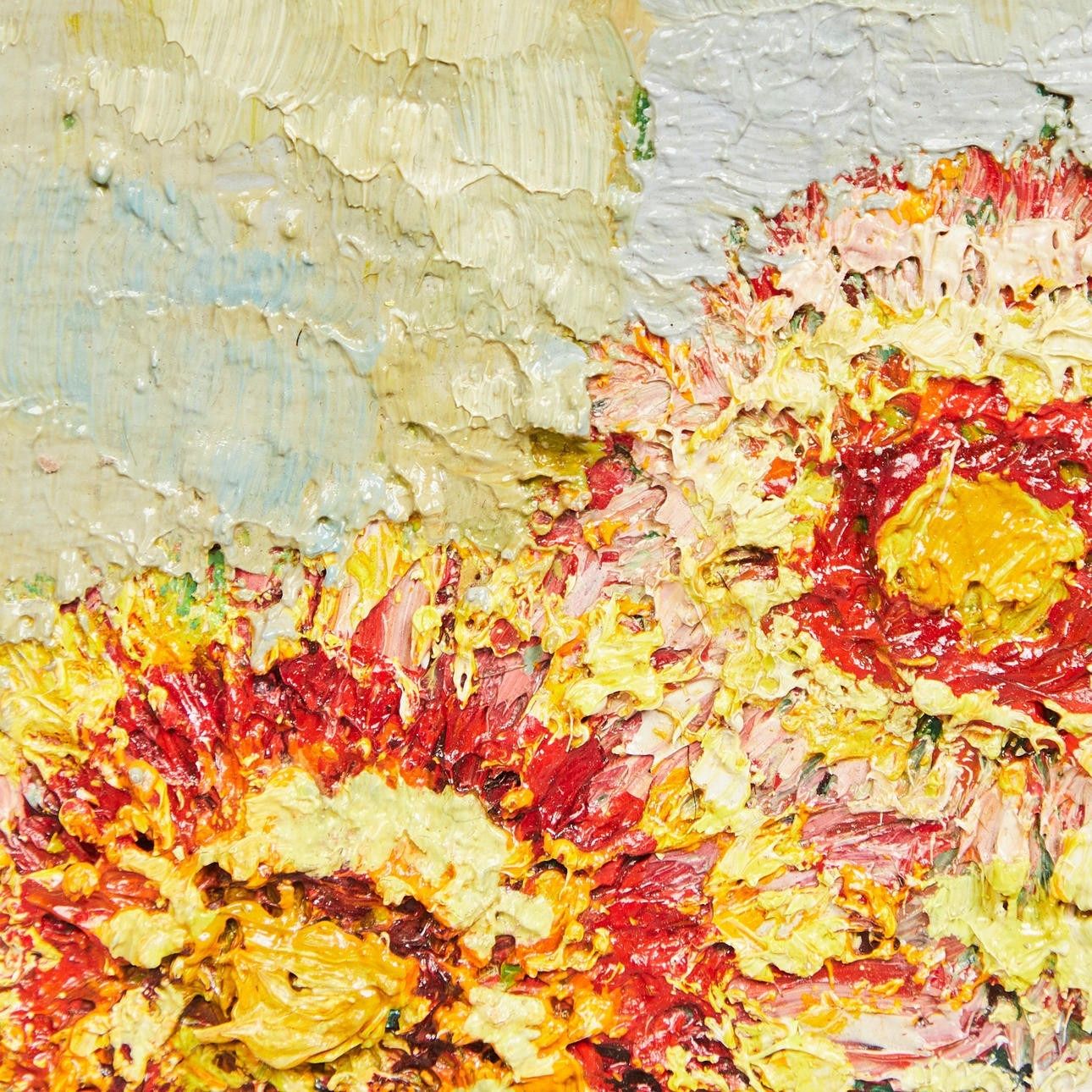 Gabriel Zendel Flower Still Life Oil Painting photo vinterior