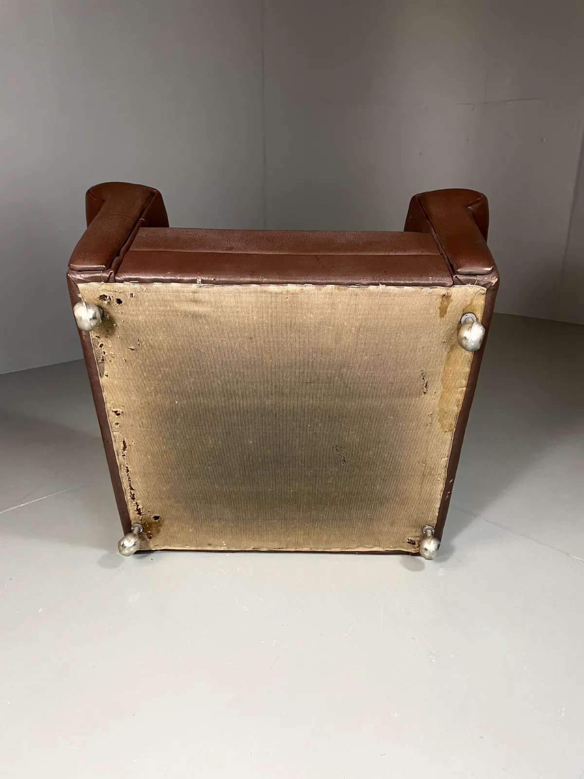 photo buy Danish Leather Lounge Chair Vintage 1970s Retro Mcm Eb5404 Mnor