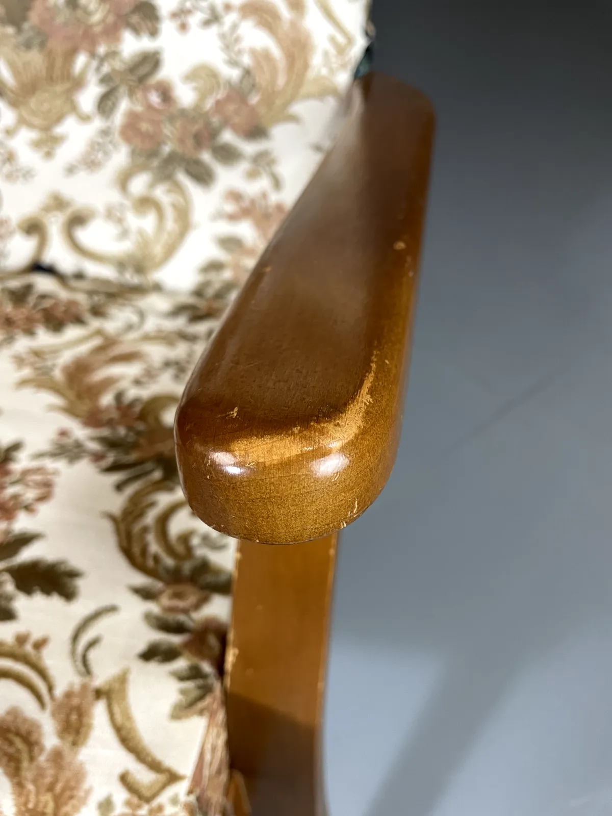 photo vinterior Vintage Mid Century Chair Beech Frame 1960s Retro Eb5712 Mnor
