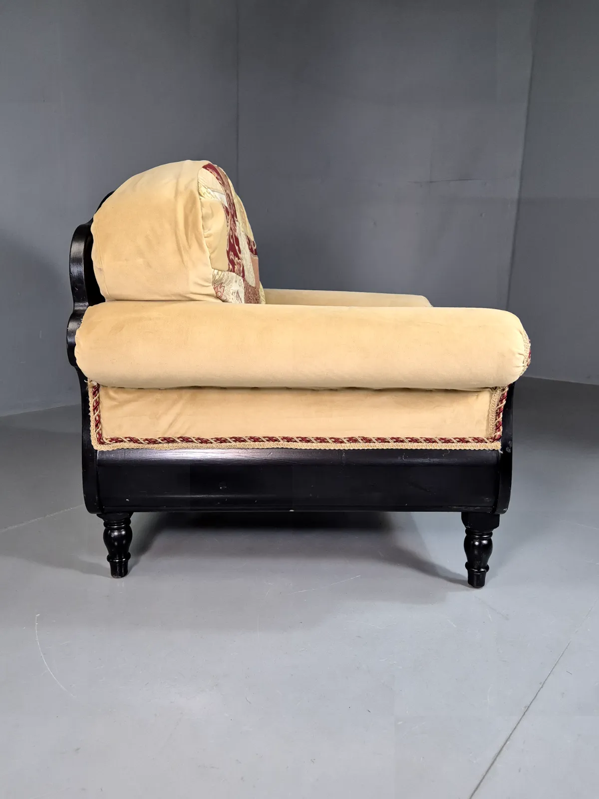 Furniture Vintage Lounge Chair Patchwork Ducal 1990s Retro Eb7363 Vclo photo