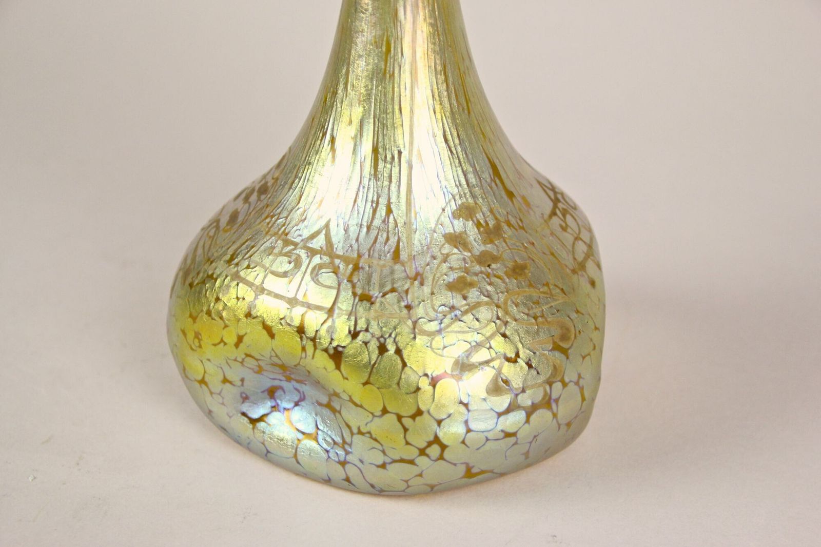 19th Century Art Nouveau Loetz Glass Vase   Decor Candia Papillon, Cz Ca. 1898 photo buy