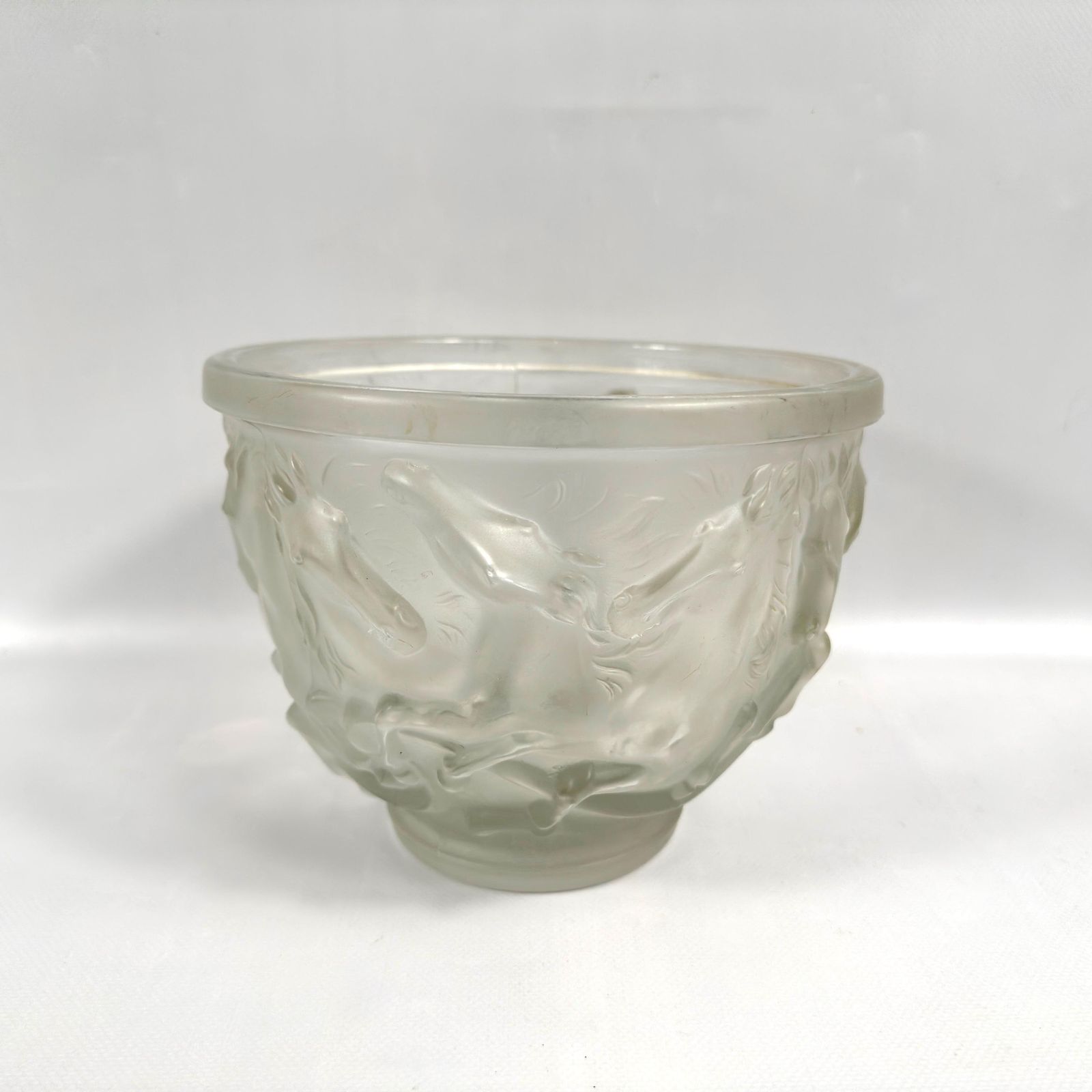 photo furniture 1930s Barolac ‘Horses Of Poseidon’ Vintage Glass Bowl – Josef Inwald Art Deco