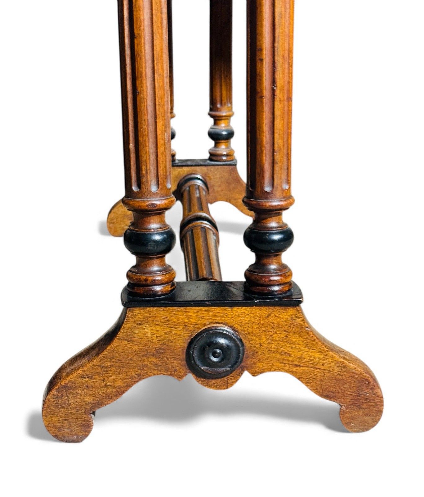 Antique Walnut And Ebony Sutherland Table Victorian Superior Quality C1850s Rare photo furniture