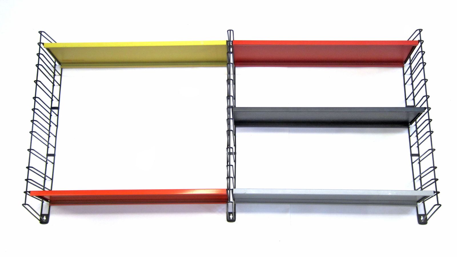 Tomado De Stijl Fifties Metalen Wandrekken, Pilastro, Mategot, Eames, Perriand, Prouve, Corbusier, Ponti, Vintage, Cadovius, Aalto photo buy