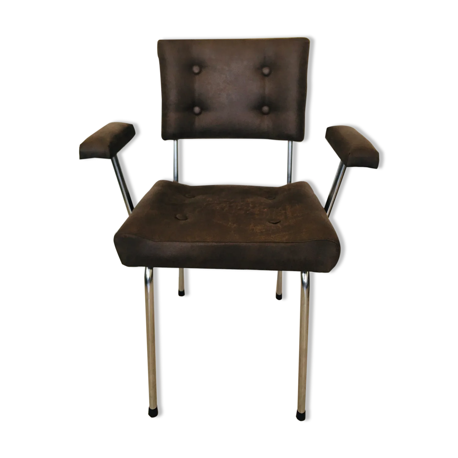 Brown Czech Tubular Chair From Belet, 1970s photo furniture