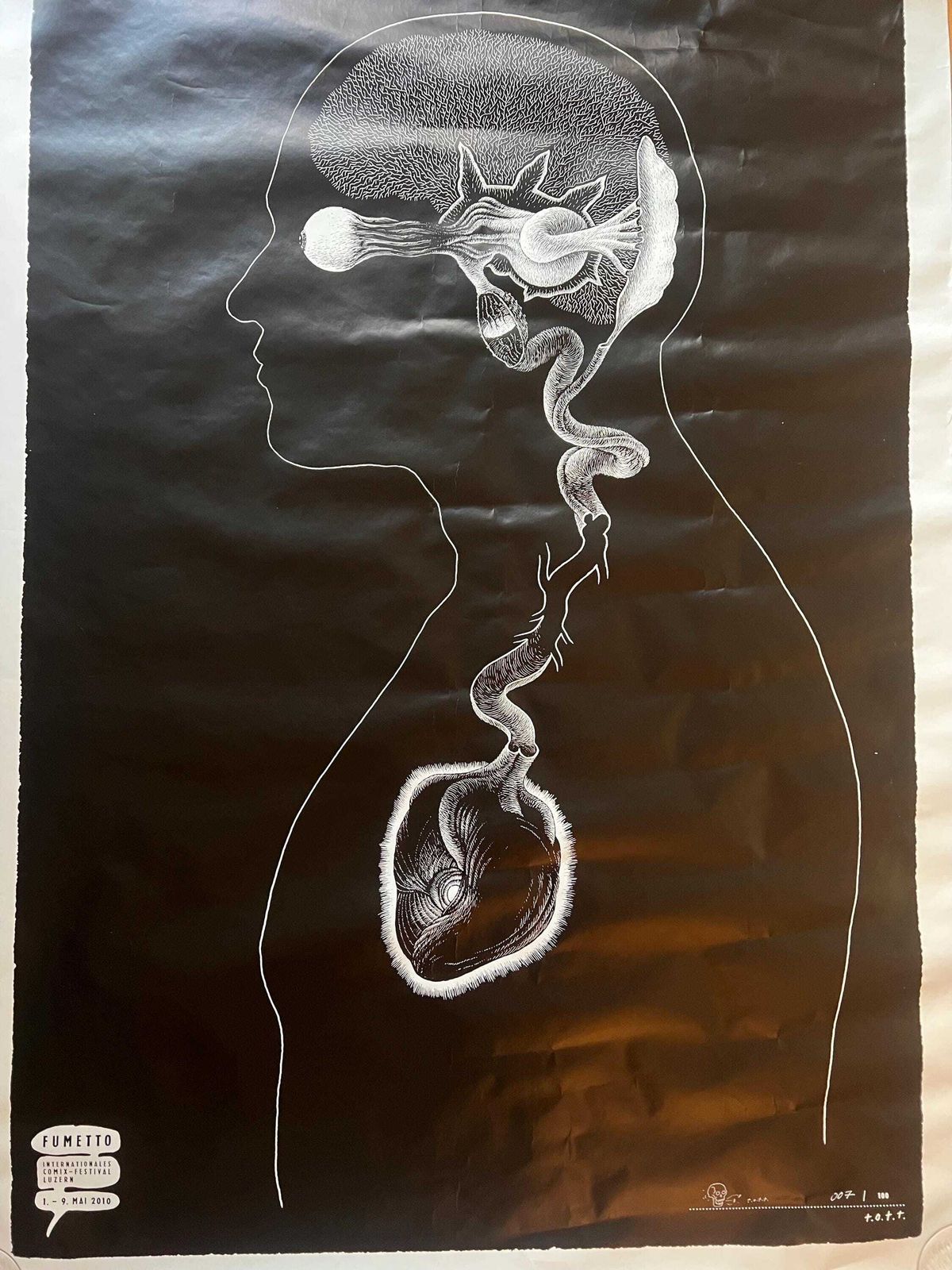 Thomas Ott Limited Edition Poster For Fumetto International Comix Festival Luzern photo furniture