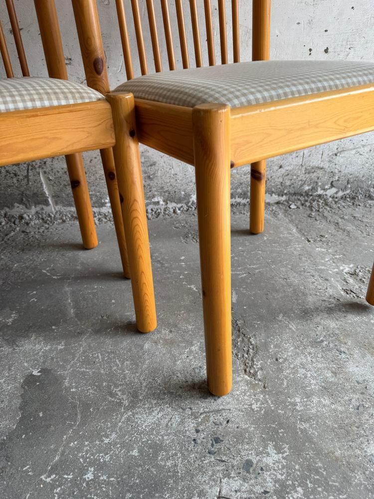 photo furniture Scandinavian Dining Chairs In Light Wood, Set Of 4