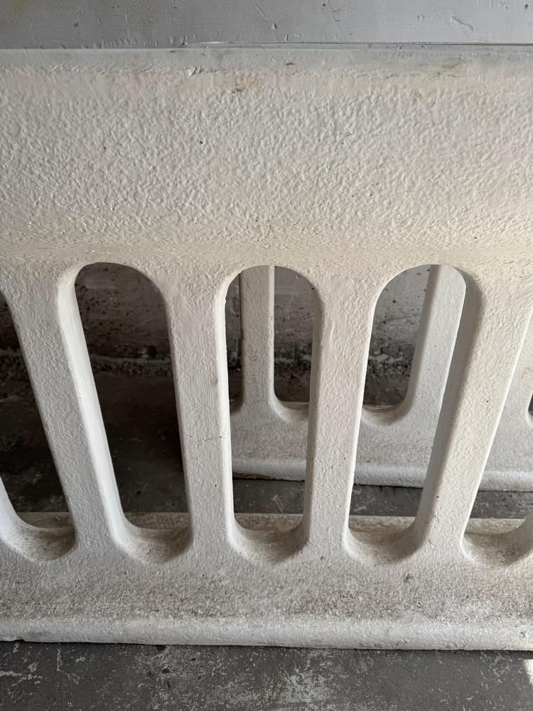 photo for sale Mid Century Modern Concrete Planters, 1960s, Set Of 2