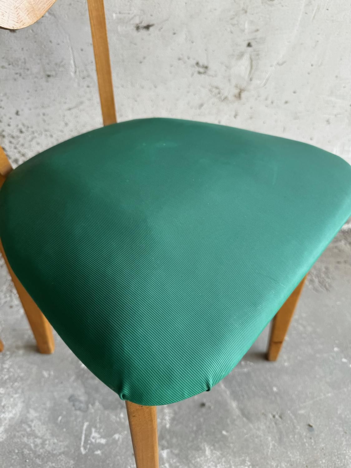 Heart Model Chairs By René Jean Caillette, 1950s, Set Of 6 photo vintage