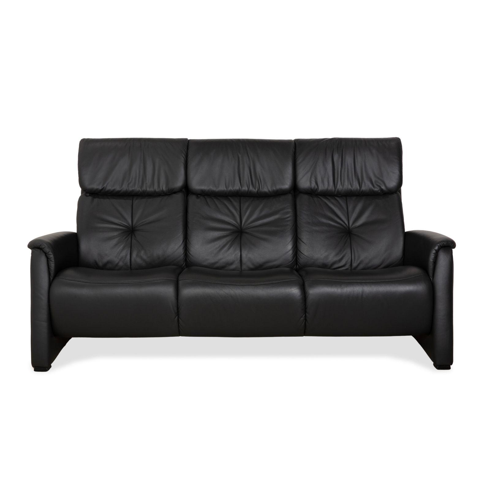 Canapé 3 places Himolla 4978 en cuir anthracite gris foncé
