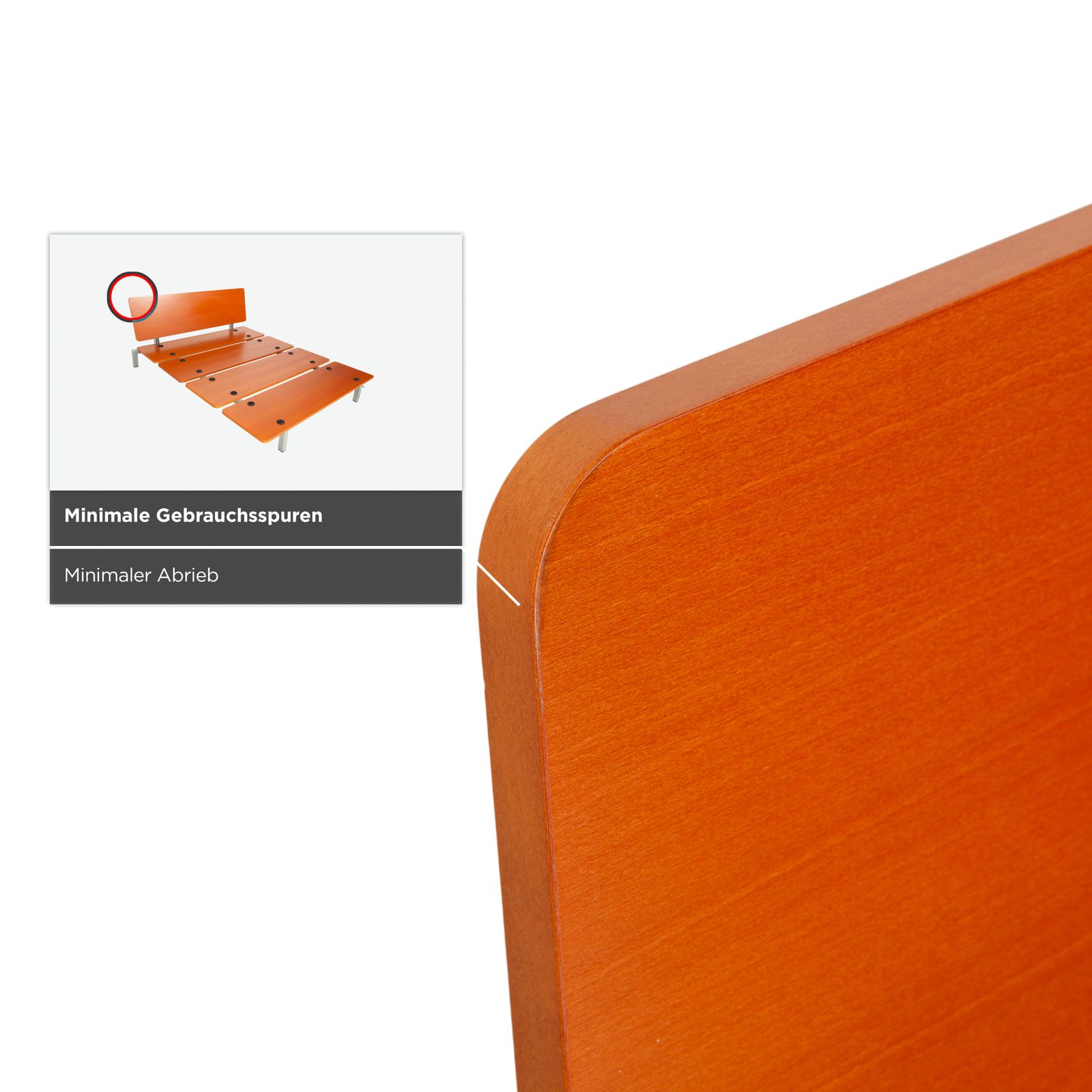 Cassina Xen Platform Wooden Bed Brown 160x200 photo 2794.0