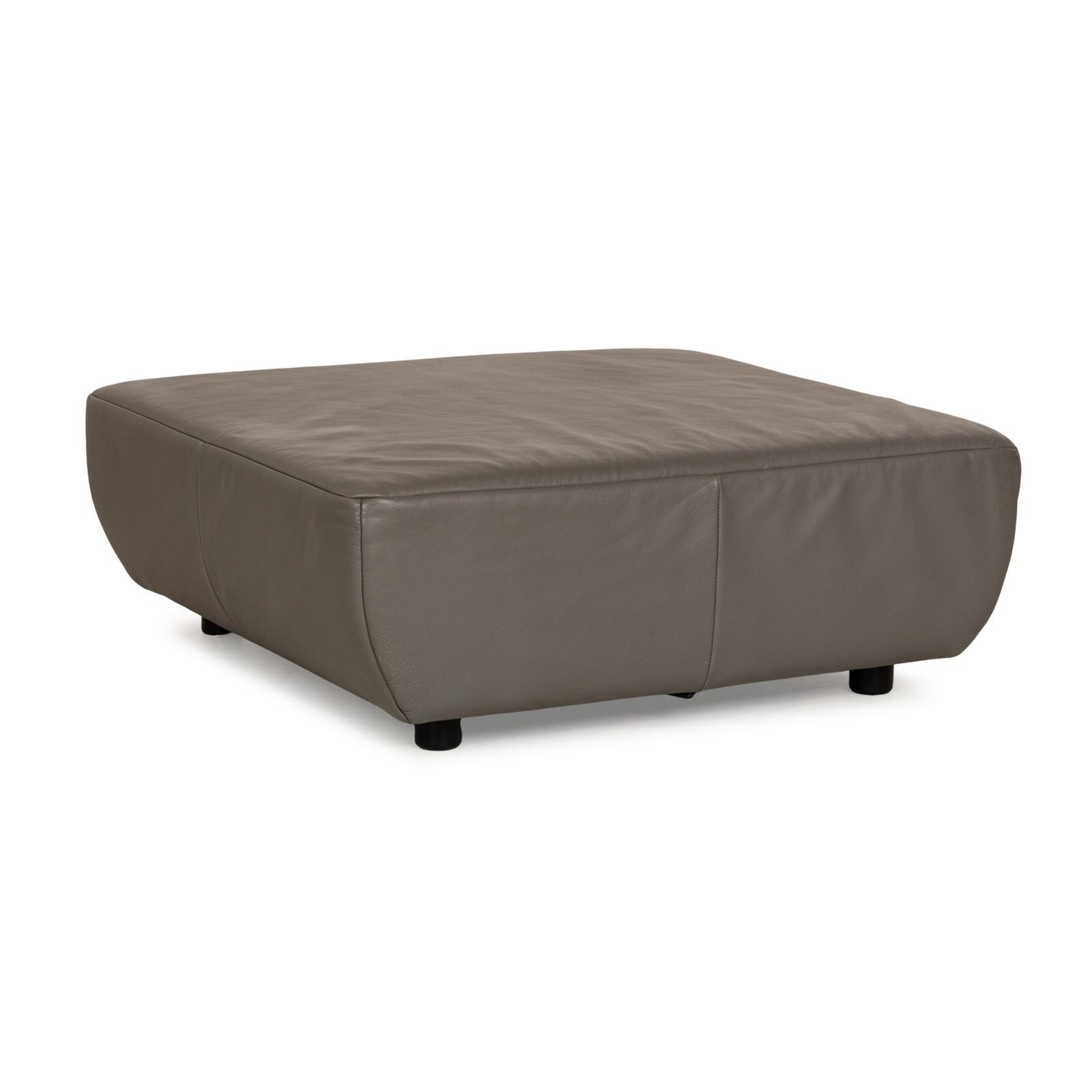 Freestyle Rolf Benz Leather Stool Grey