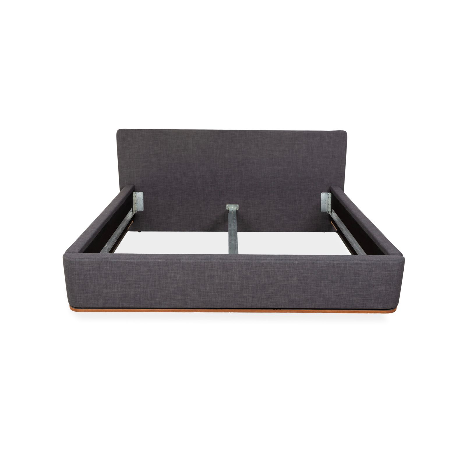 Furniture Hülsta Fabric Bed Grey Brown 180x200 photo