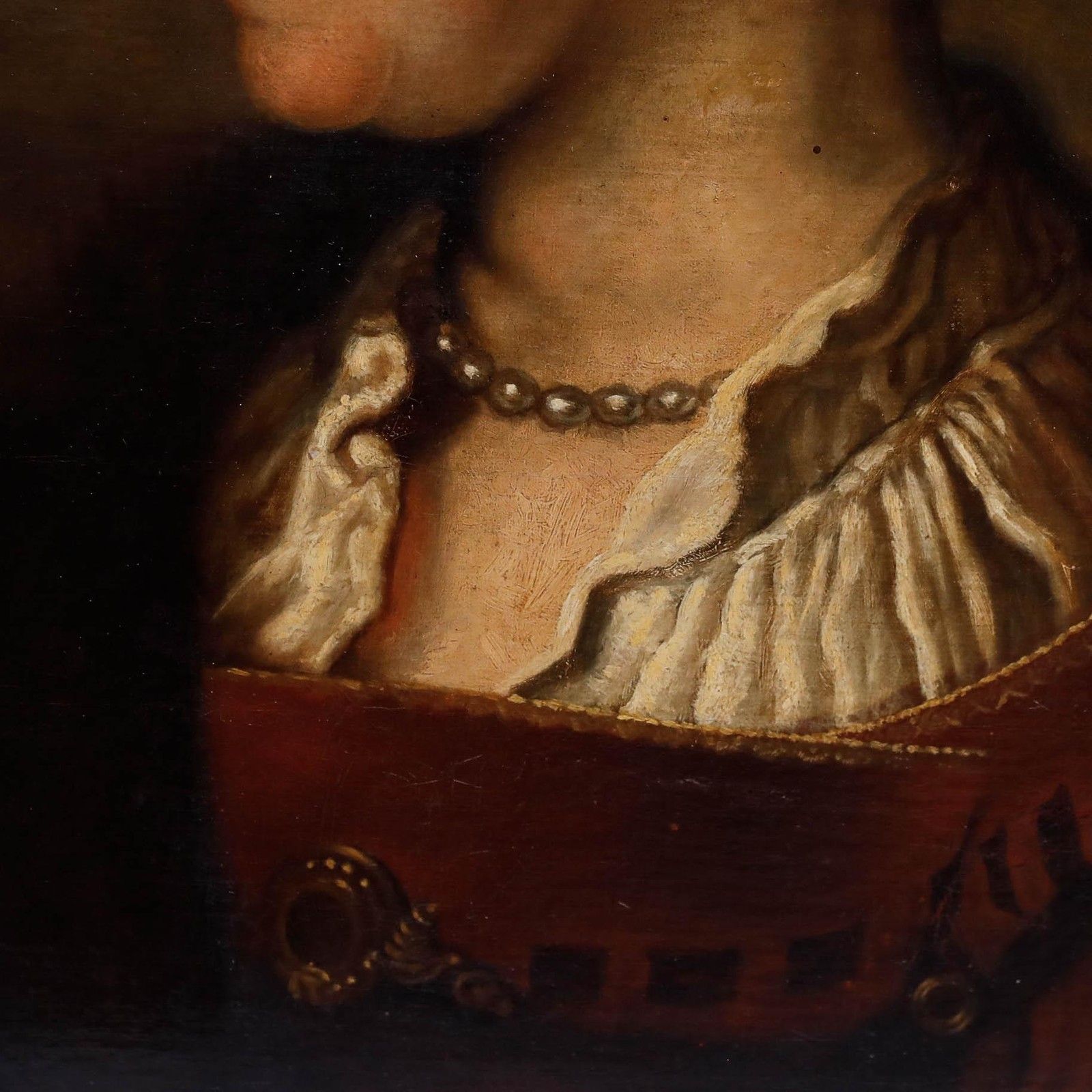 Marguerite Diericke After Rembrandt 1883 Oil, Saskia Van Uylenburgh photo Art