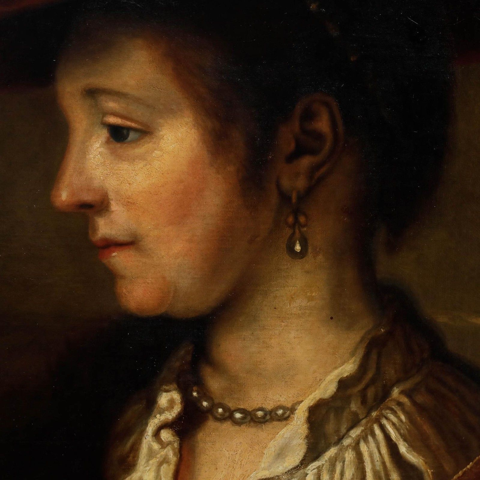 Marguerite Diericke After Rembrandt 1883 Oil, Saskia Van Uylenburgh photo 995.0