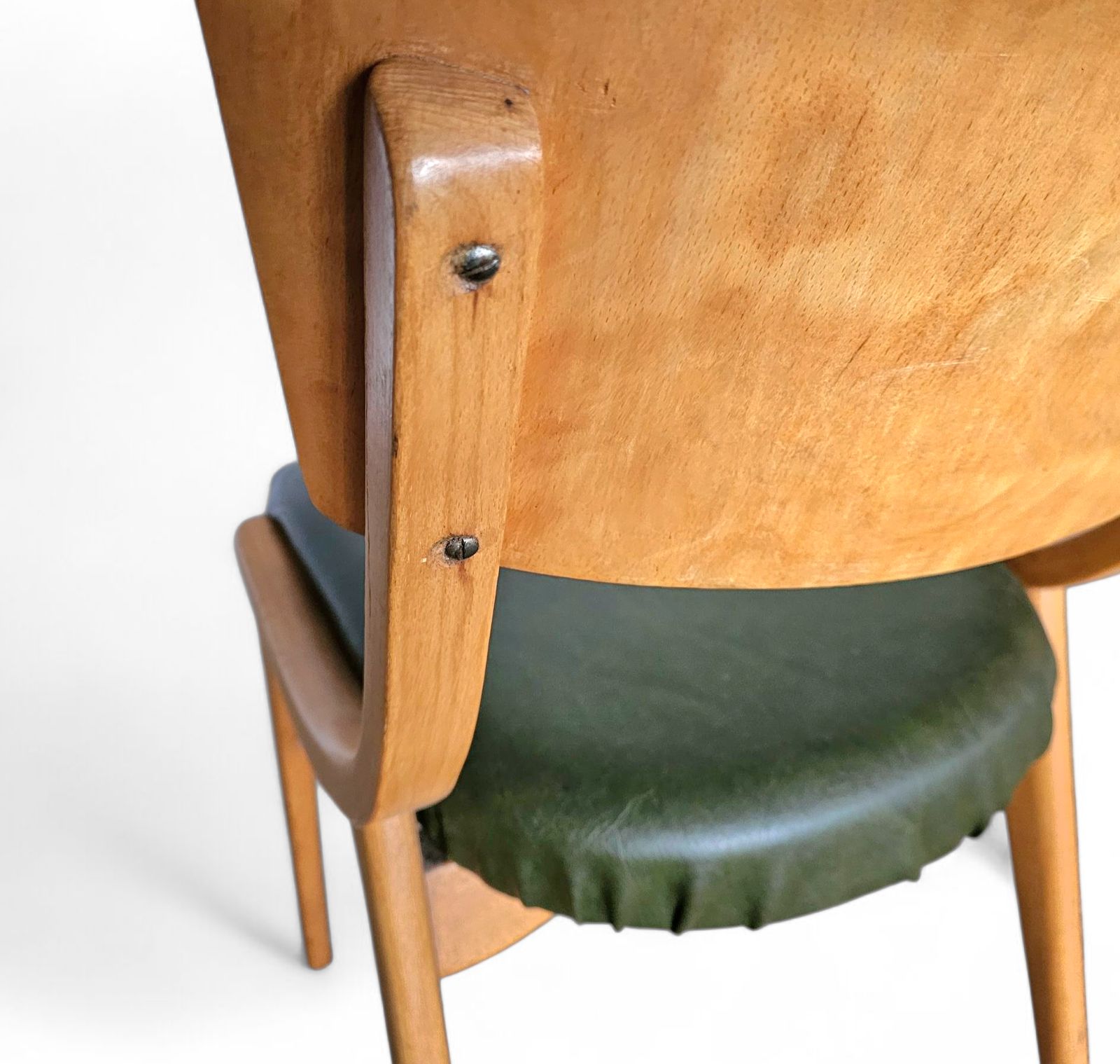 4 X Wooden Dining Benchairs 136 / Chairs By Stol Kamnik / 1960s / Slovenië photo for sale