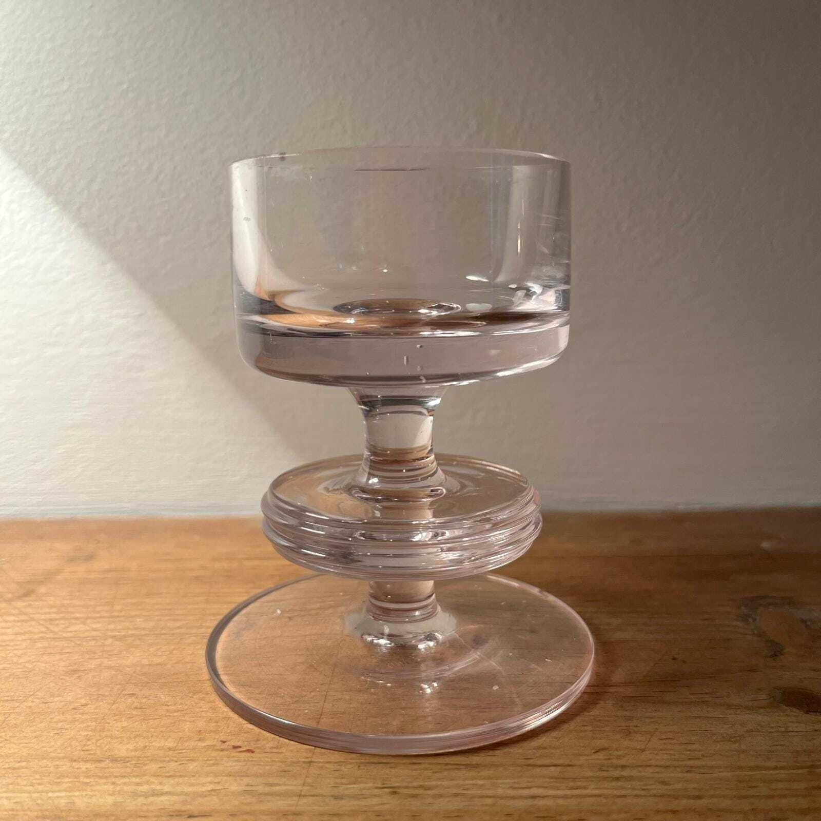 Wedgewood Sheringham 1 Disc Vintage Glass Candle Stick Holder photo furniture