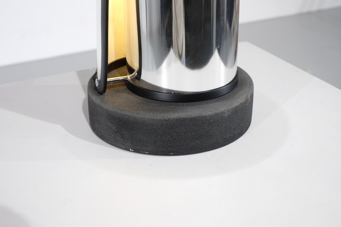 Lighting Table Lamp In Steel By Stilnovo, Italy 1970s. photo