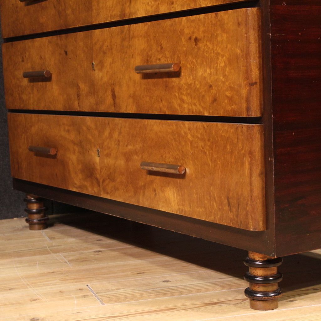 photo furniture Italian Chest Of Drawers With Mirror From The 1960s