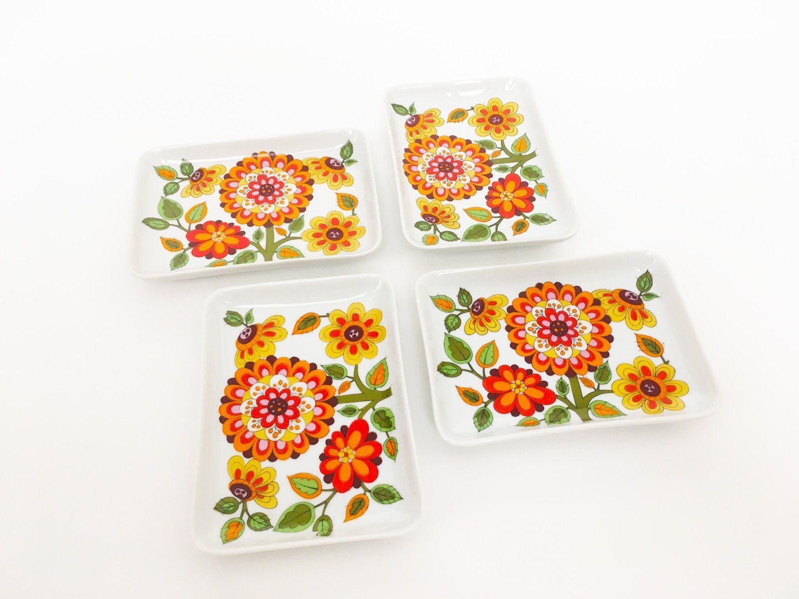 Santa Catarina Dessert Plates By Schmidt Porcelain, 1970s, Set Of 4 photo furniture