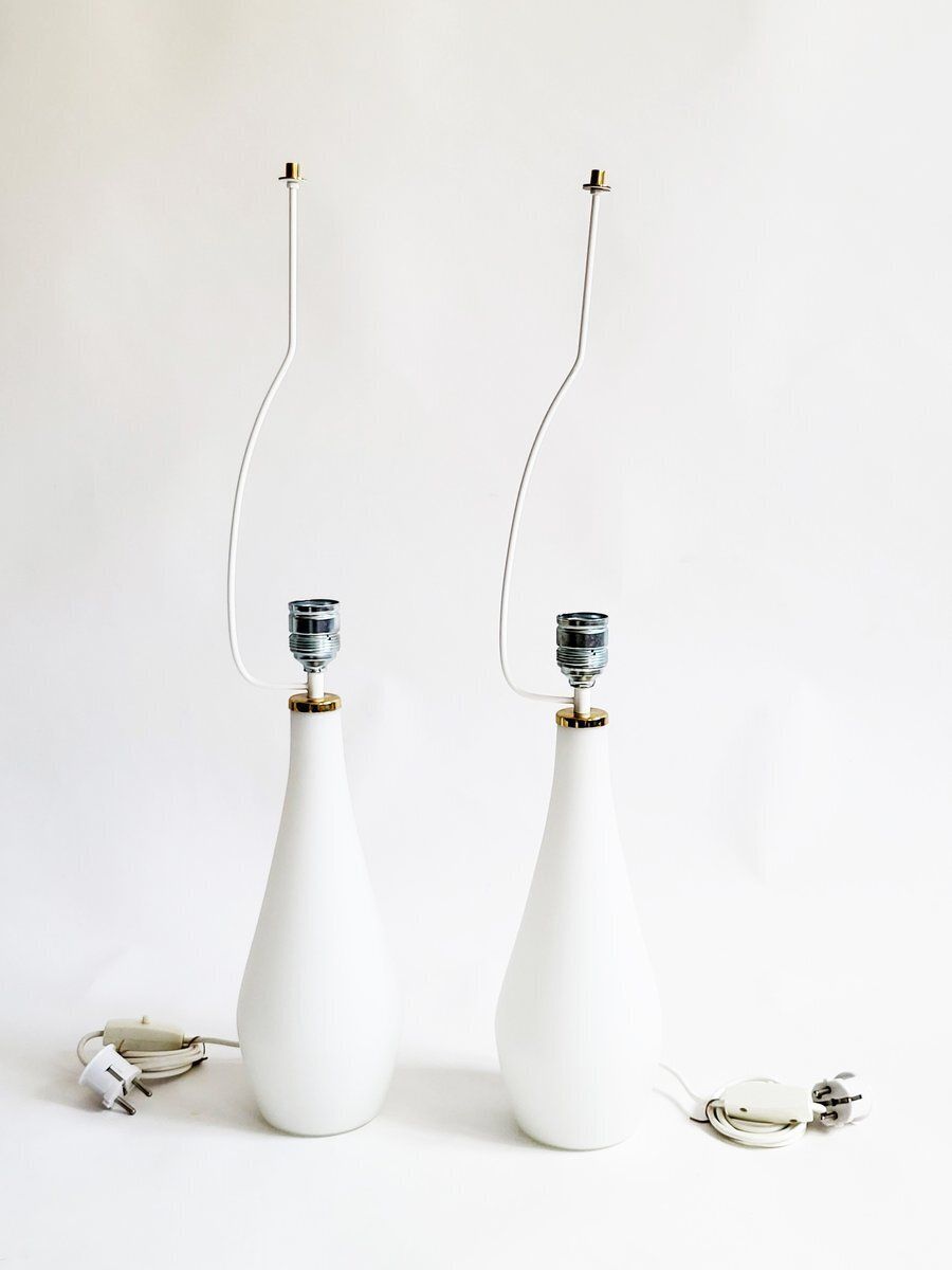 Mid Century Austrian Table Lamps By Rupert Nikoll, 1950s, Set Of 2