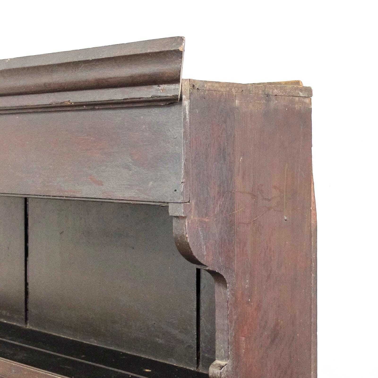 photo furniture Antique 18th Century Oak Dresser Rack | Antique Plate Rack | Antique Storage | Antique Shelf (M 6340b)