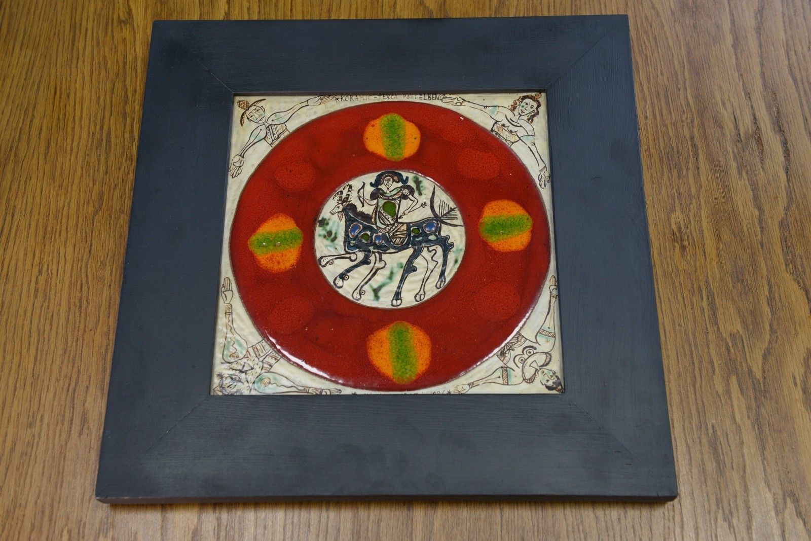 Ceramic Frame By Nicolae Groza 1986's