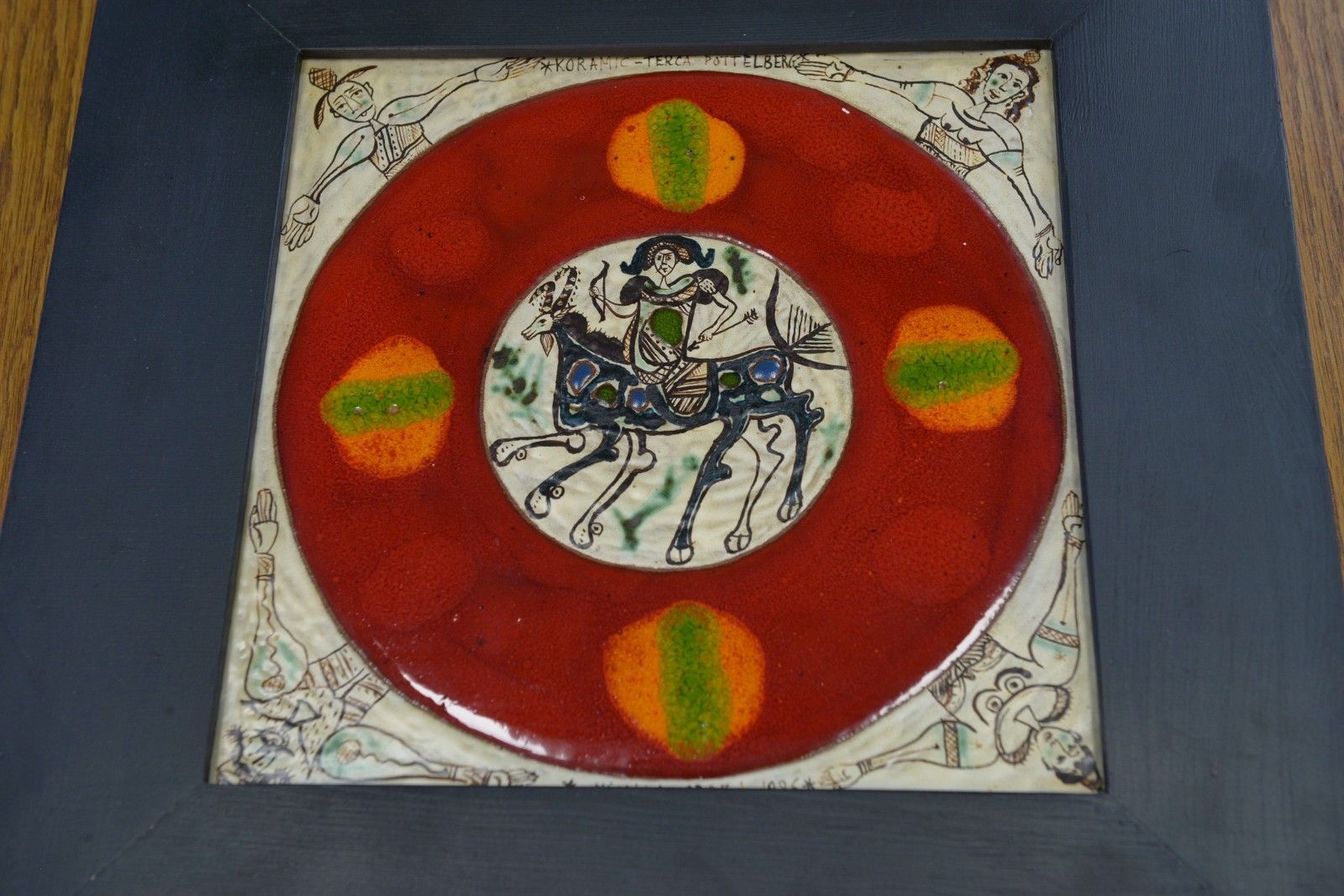 Ceramic Frame By Nicolae Groza 1986's photo furniture