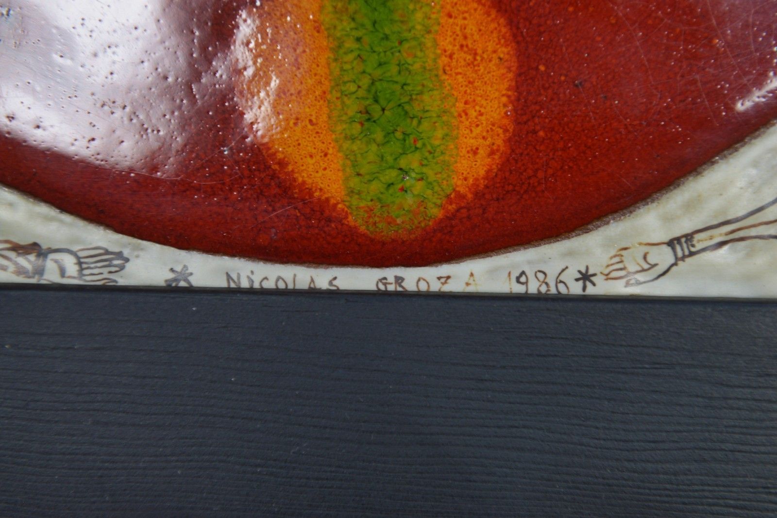 photo furniture Ceramic Frame By Nicolae Groza 1986's