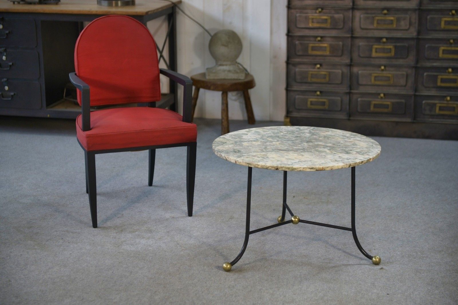 Bridge Armchair By Jean Pascaud 1940's photo furniture