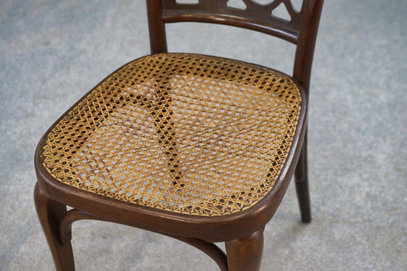 Pair Of Art Nouveau Curved Beech Wood Chairs Attributed To Koloman Moser photo 1820.0