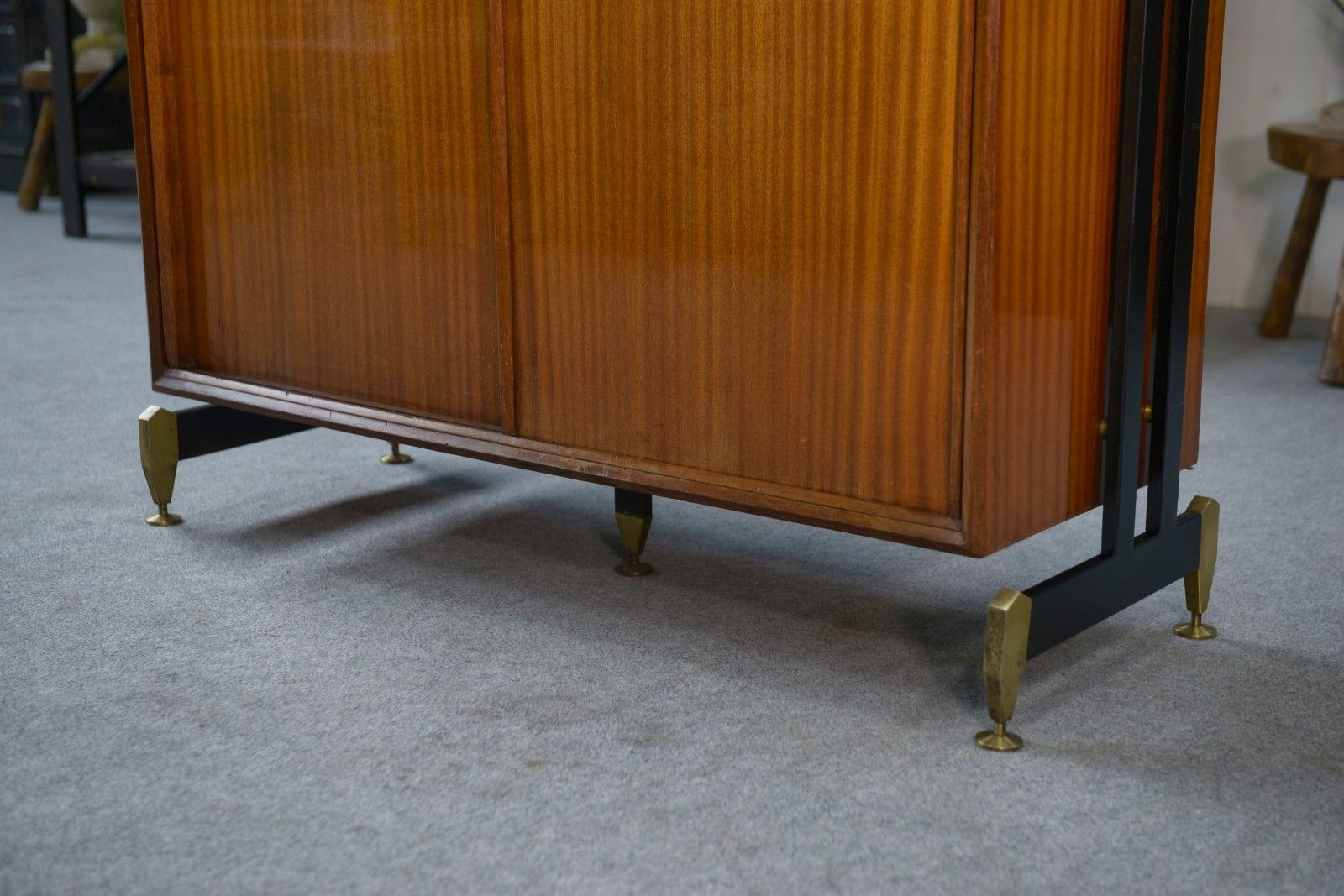 Furniture Minimalist Shelf Cabinet By Antonio Ferretti Milano 1960's photo