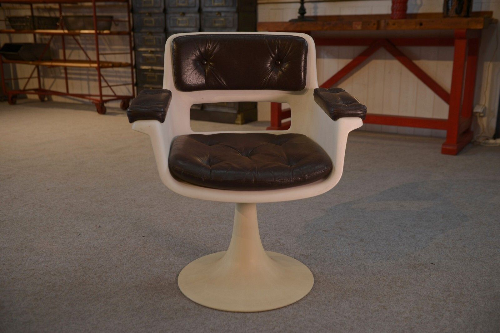 Design Armchair By Albert Jacob For Grosfillex 1970's photo furniture