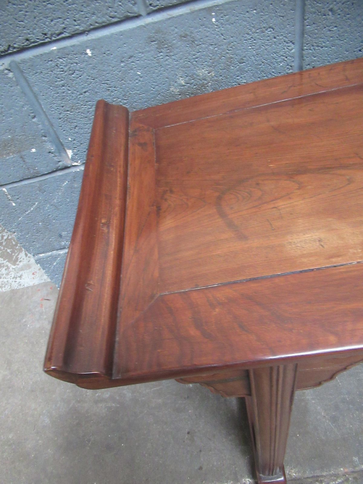 575.0 A Chinese  Padouk Wood Alter    Side Table photo