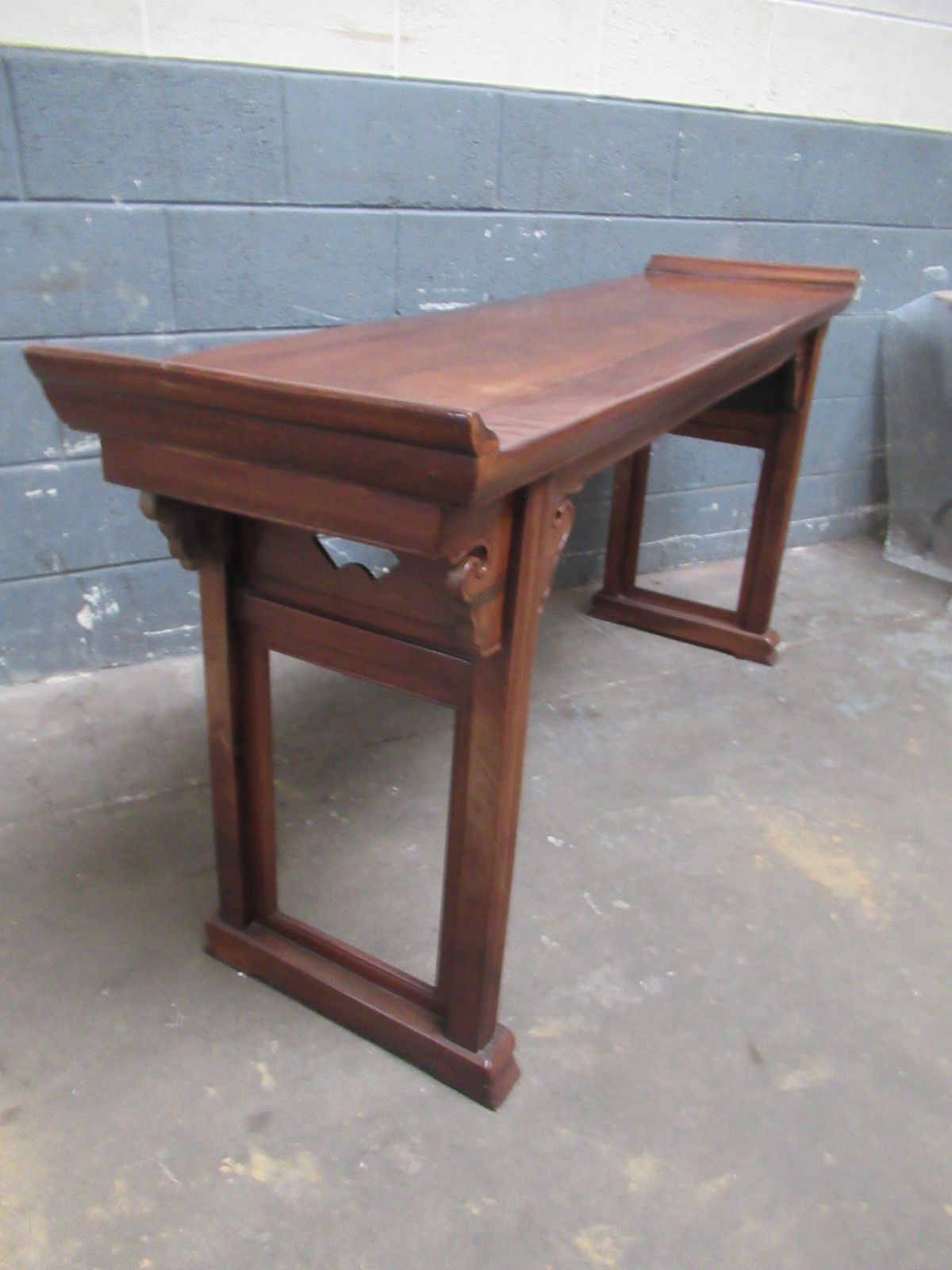photo buy A Chinese  Padouk Wood Alter    Side Table